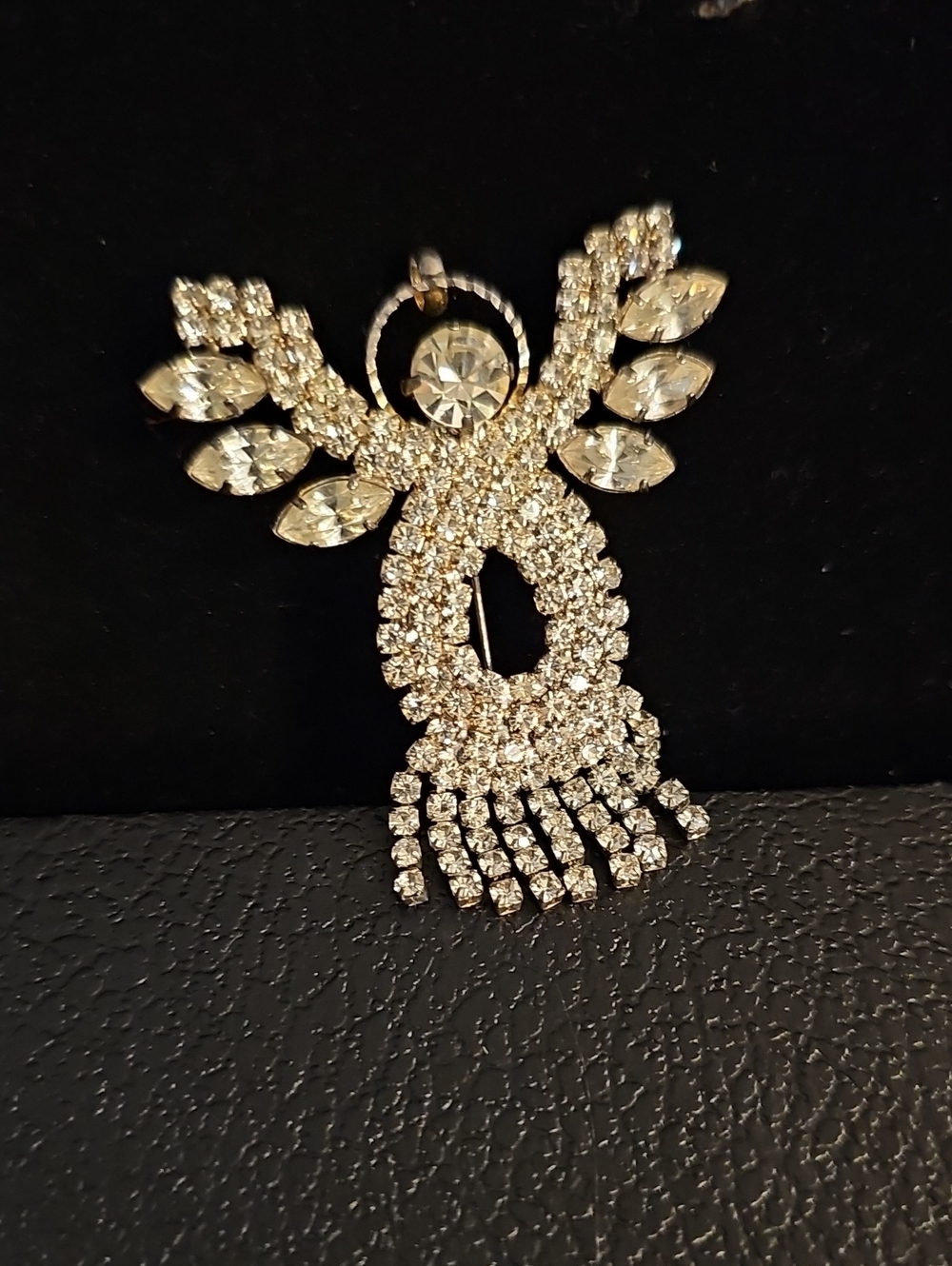VTG Rhinestone Pendant/Brooch